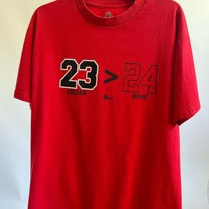 Jordan/Kobe Red shirt